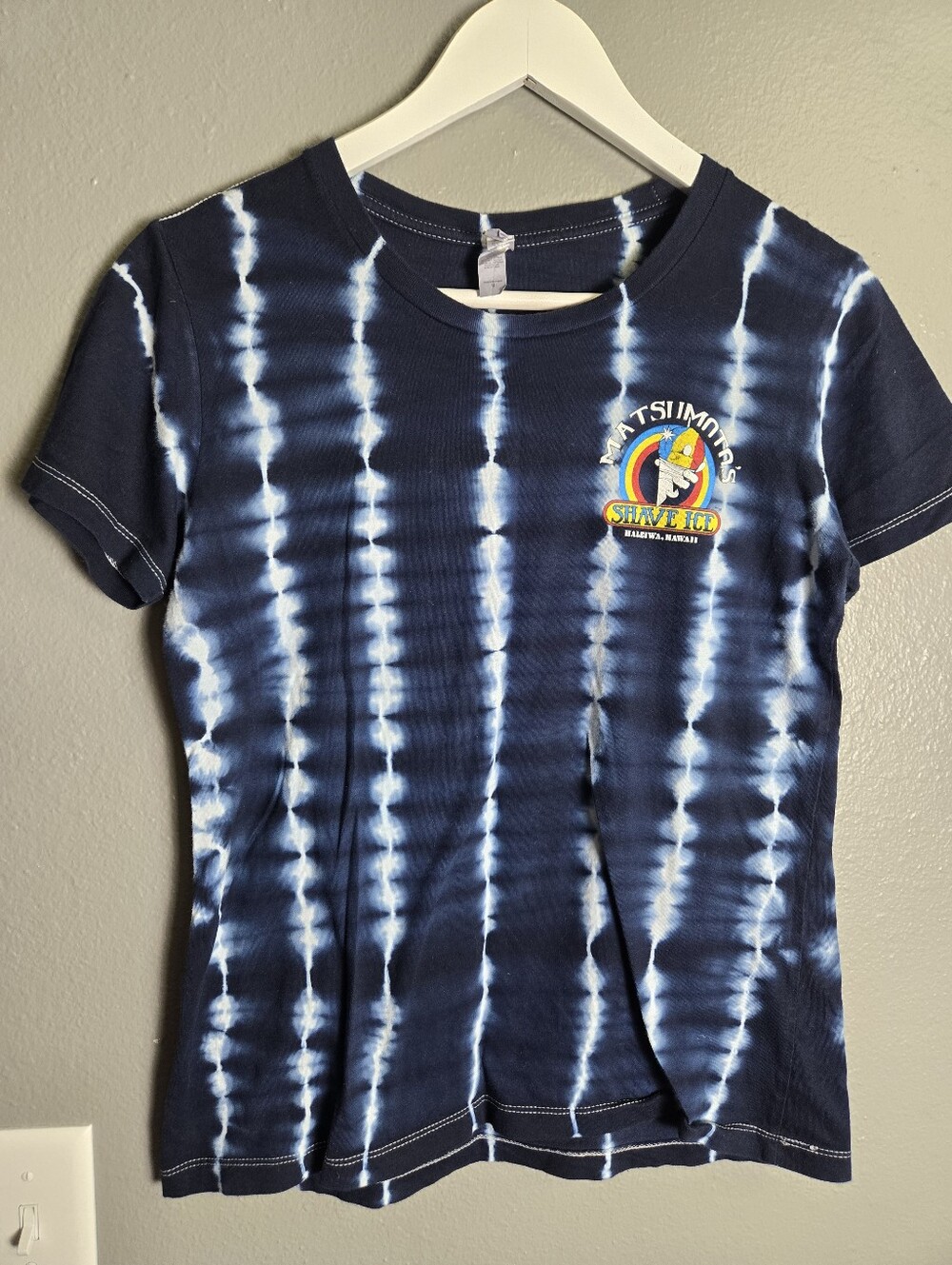 Matsumoto's Shave Ice Haleiwa Hawaii Tie Dye Tee Size Medium